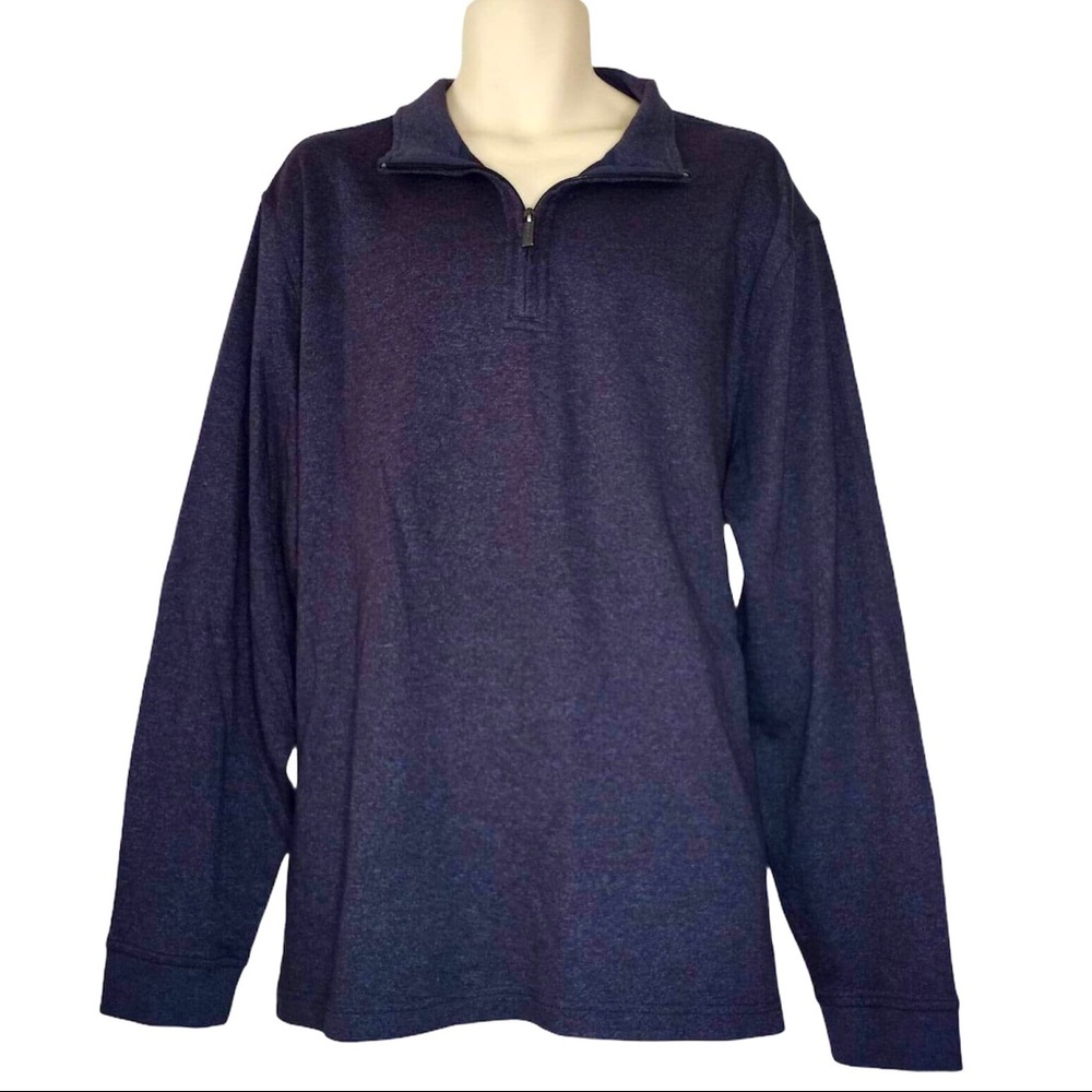 Mens Van Heusen Flex 1/4 Zip Pullover Jacket